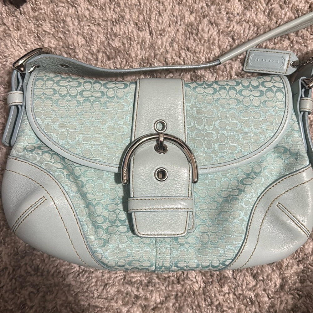 NEW Mint Coach Purse